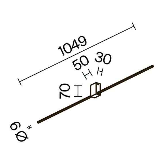 Настенный светильник (бра) Technical C071WL-L12GB3K, изображение 4