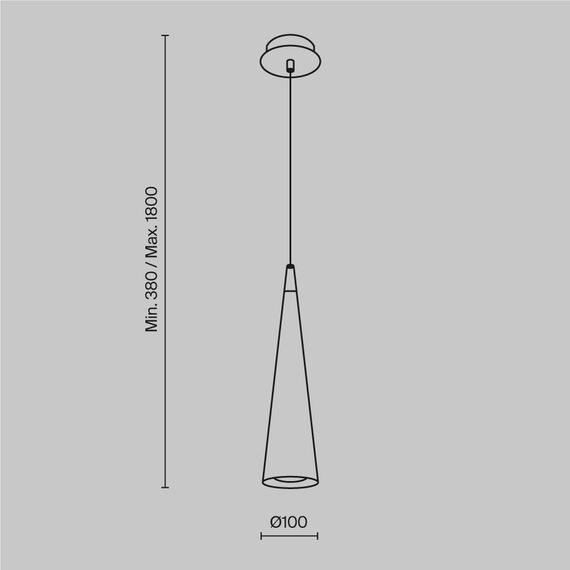 Подвесной светильник Technical P318PL-01B, изображение 16