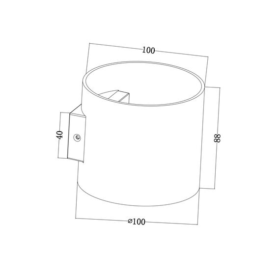 Настенный светильник (бра) Technical C066WL-01MG, изображение 10