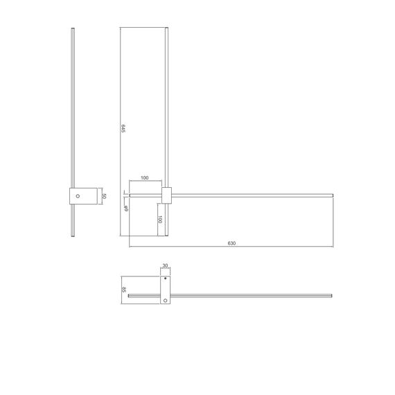 Настенный светильник (бра) Technical C070WL-L12GB3K, изображение 3