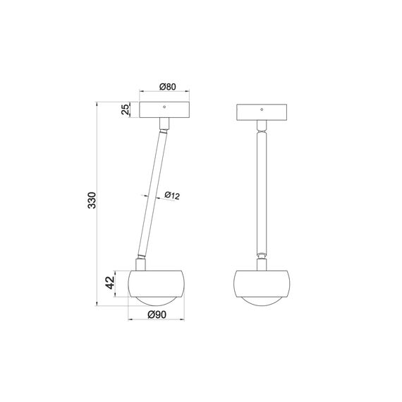 Потолочный светильник Technical MOD072CL-L8W3K, изображение 5