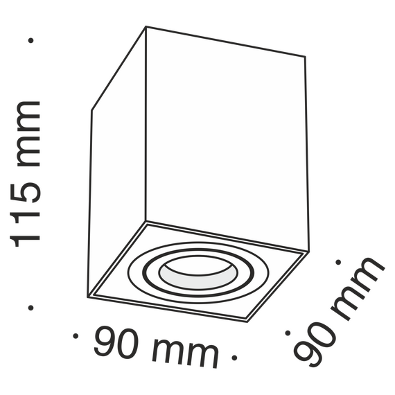 Потолочный светильник Technical C017CL-01S, изображение 4