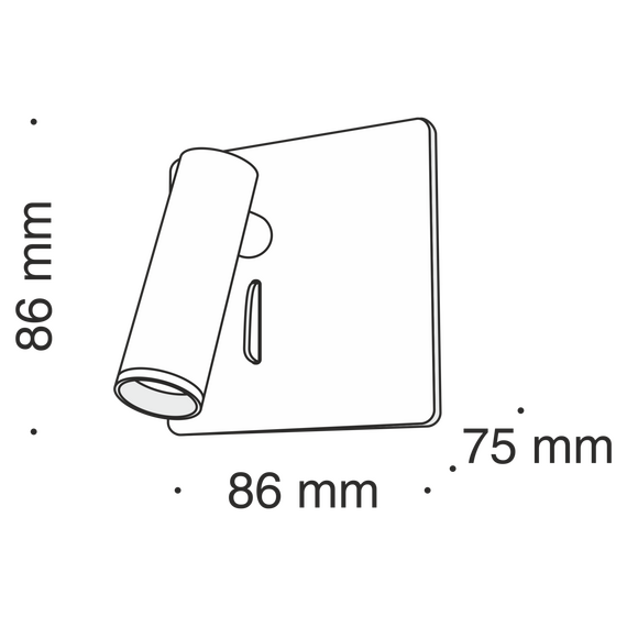 Настенный светильник (бра) Technical C040WL-L3N3K, изображение 4