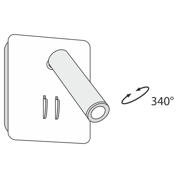 Настенный светильник (бра) Technical C175-WL-01-6W-W, изображение 5