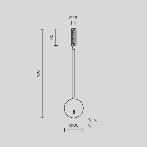 Настенный светильник (бра) Technical C035WL-L3W3K, изображение 9