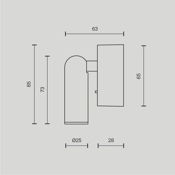 Настенный светильник (бра) Technical C039WL-L3B3K, изображение 9