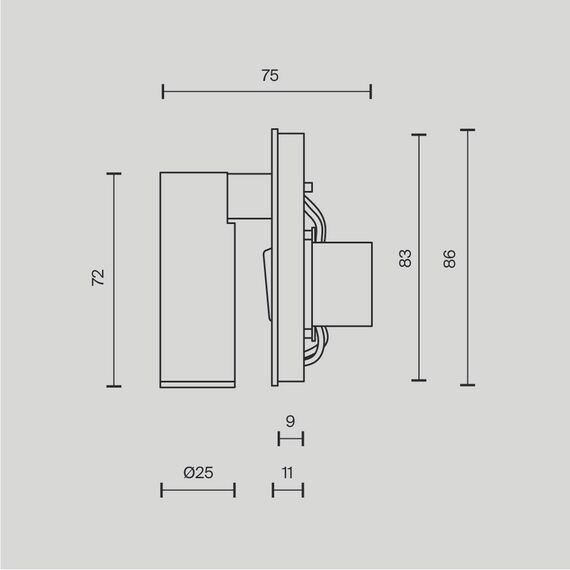 Настенный светильник (бра) Technical C040WL-L3W3K, изображение 9
