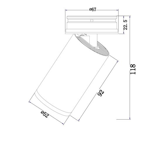 Потолочный светильник Technical C058CL-01W, изображение 2
