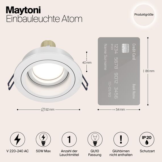 Встраиваемый светильник Technical DL025-2-01W, изображение 10