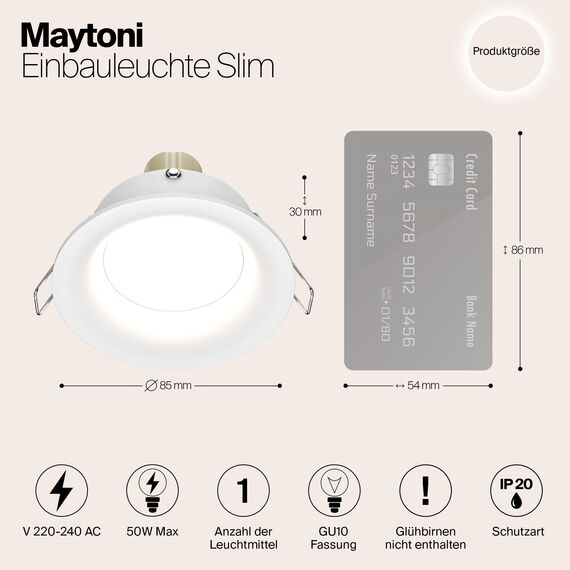 Встраиваемый светильник Technical DL027-2-01W, изображение 9