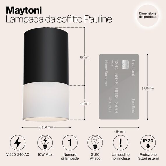 Потолочный светильник Technical C007CW-01B, изображение 10