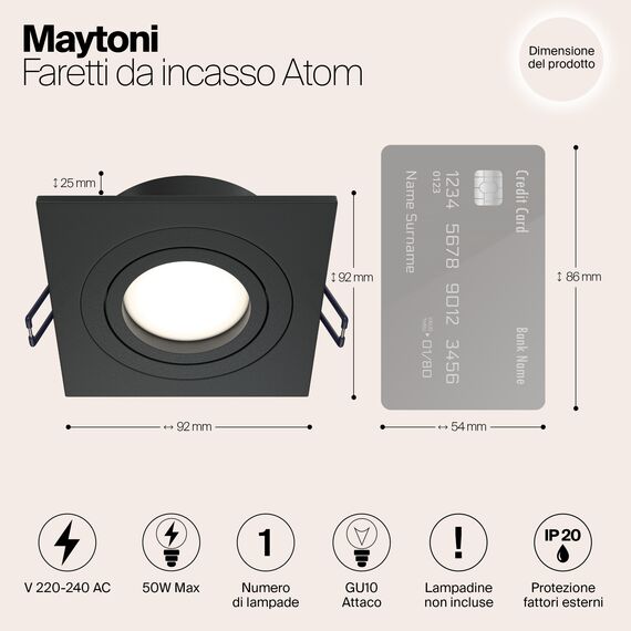 Встраиваемый светильник Technical DL024-2-01B, изображение 4