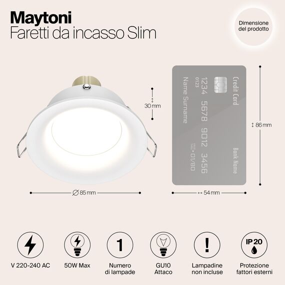 Встраиваемый светильник Technical DL027-2-01W, изображение 11