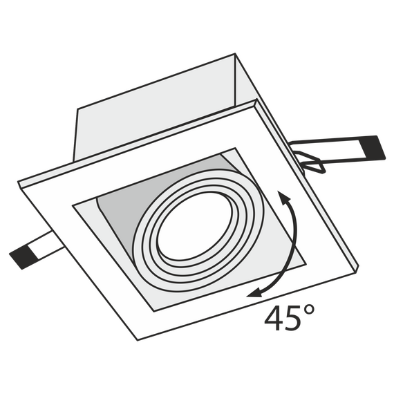 Встраиваемый светильник Technical DL008-2-01-S, изображение 11