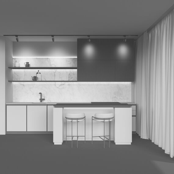 Трековый светильник Technical TR001-1-GU10-B, изображение 5