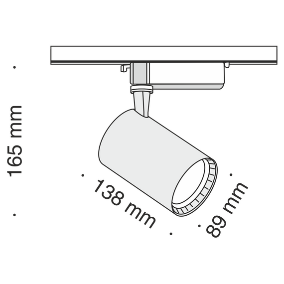 Трековый светильник Technical TR003-1-17W3K-B, изображение 4