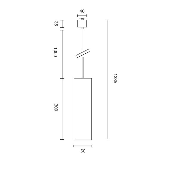 Трековый подвесной светильник Technical TR025-1-GU10-W, изображение 6