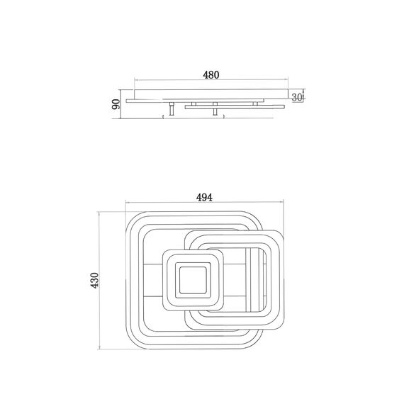 Потолочный светильник Freya FR10022CL-L71W, изображение 6