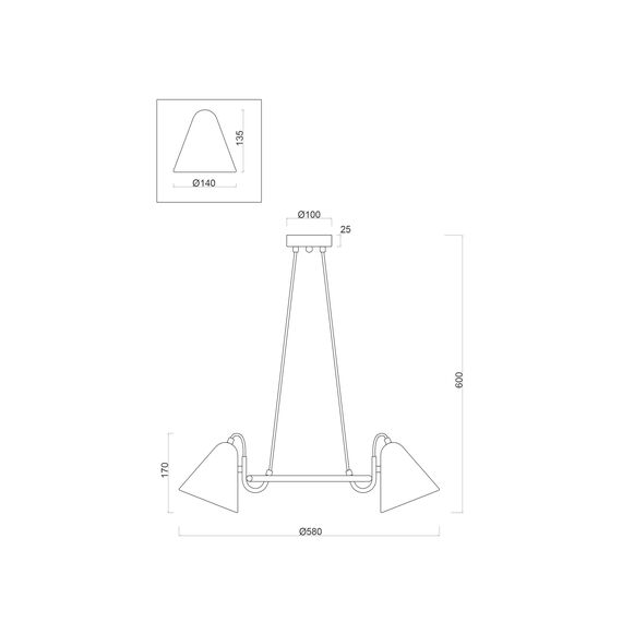 Подвесной светильник Freya FR8001PL-03WG, изображение 8