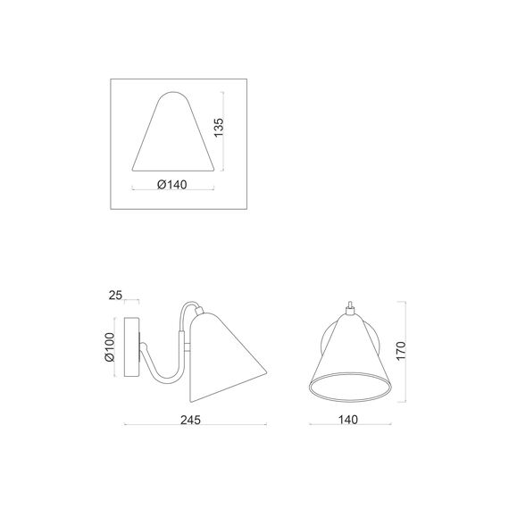 Настенный светильник (бра) Freya FR8001WL-01WG, изображение 7