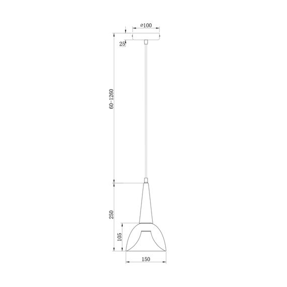 Подвесной светильник Freya FR8009PL-01GB, изображение 8