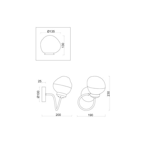 Настенный светильник (бра) Freya FR8017WL-01MG, изображение 6