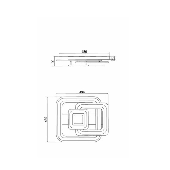 Потолочный светильник Freya FR10022CL-L71W, изображение 5