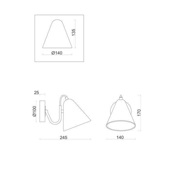 Настенный светильник (бра) Freya FR8001WL-01WG, изображение 6