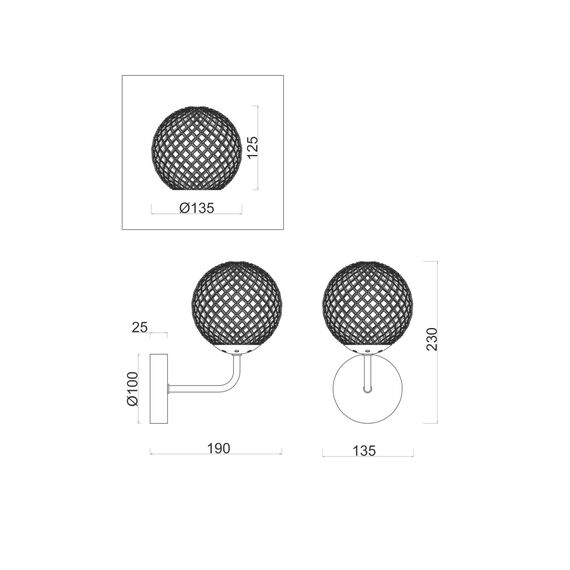 Настенный светильник (бра) Freya FR8016WL-01BBS, изображение 3