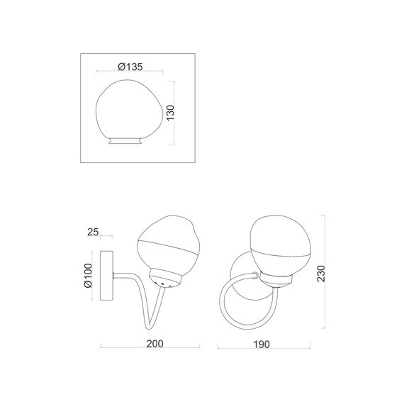 Настенный светильник (бра) Freya FR8017WL-01MG, изображение 11
