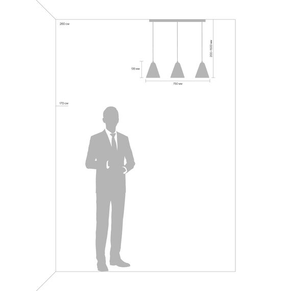 Подвесной светильник Freya FR8004PL-03WG, изображение 12