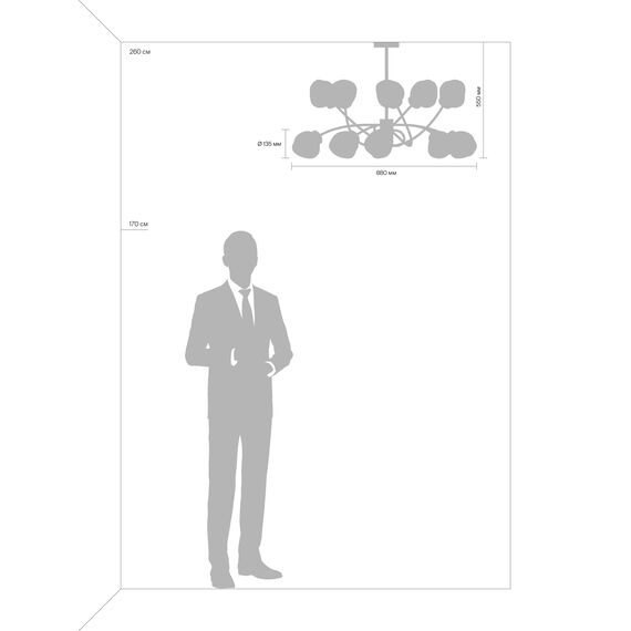 Люстра Freya FR8017PL-10MG, изображение 10
