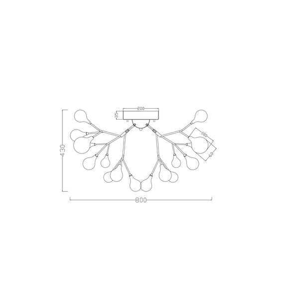 Потолочный светильник Freya FR5068CL-27G, изображение 10
