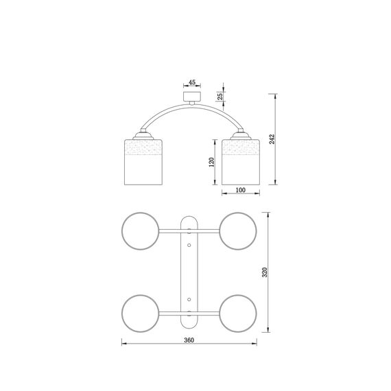 Люстра Freya FR5088PL-04B, изображение 2