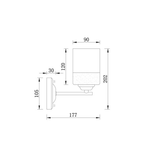 Настенный светильник (бра) Freya FR5088WL-01B, изображение 3
