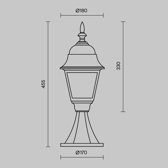Ландшафтный светильник Outdoor O004FL-01B, изображение 7