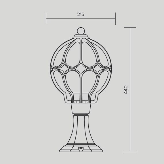 Ландшафтный светильник Outdoor O024FL-01G, изображение 8