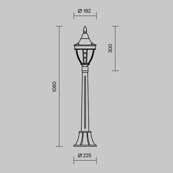 Ландшафтный светильник Outdoor O026FL-01B, изображение 8
