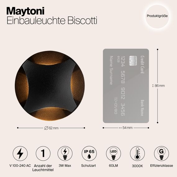 Встраиваемый светильник Outdoor O036-L3B3K, изображение 9