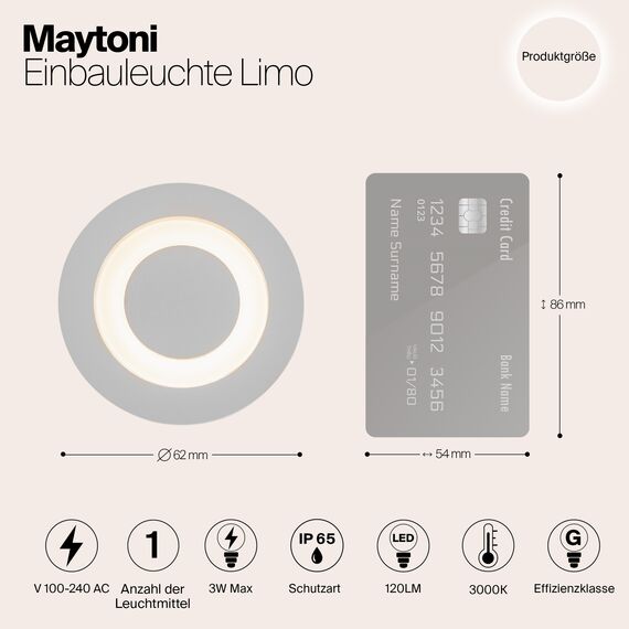 Встраиваемый светильник Outdoor O037-L3W3K, изображение 6