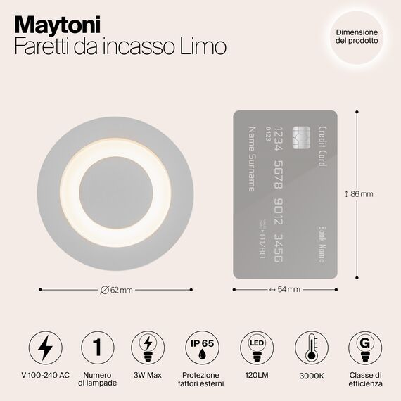 Встраиваемый светильник Outdoor O037-L3W3K, изображение 5