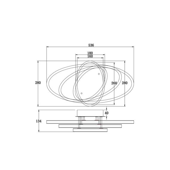 Потолочный светильник Freya FR6018CL-L54WB, изображение 6