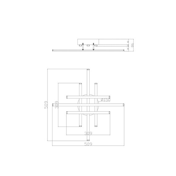 Потолочный светильник Freya FR6024CL-L42B, изображение 5