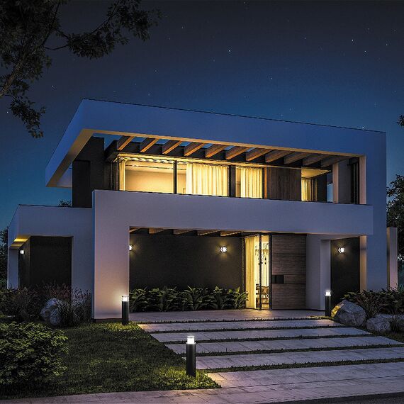 Настенный светильник (бра) Outdoor O011WL-L6B, изображение 9