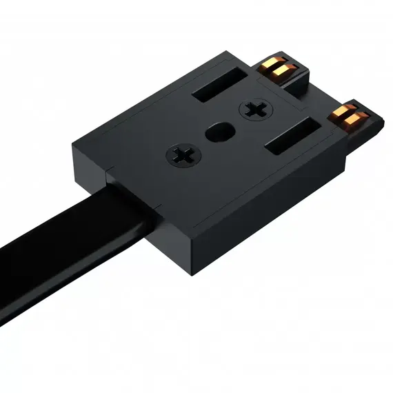 Ввод питания для ультратонкого накладного  магнитного шинопровода iLEDEX TECHNICAL VISION POWER INN 4825-L3000-BK, изображение 2