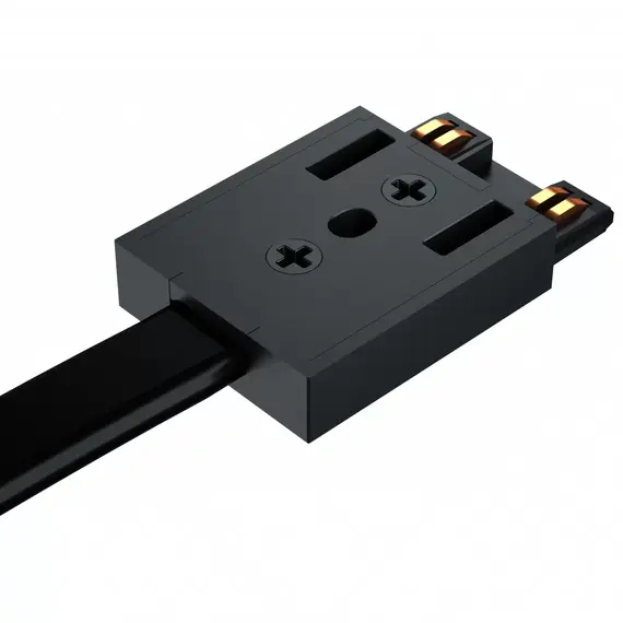 Ввод питания для ультратонкого накладного  магнитного шинопровода iLEDEX TECHNICAL VISION POWER INN 4825-L3000-BK, изображение 3