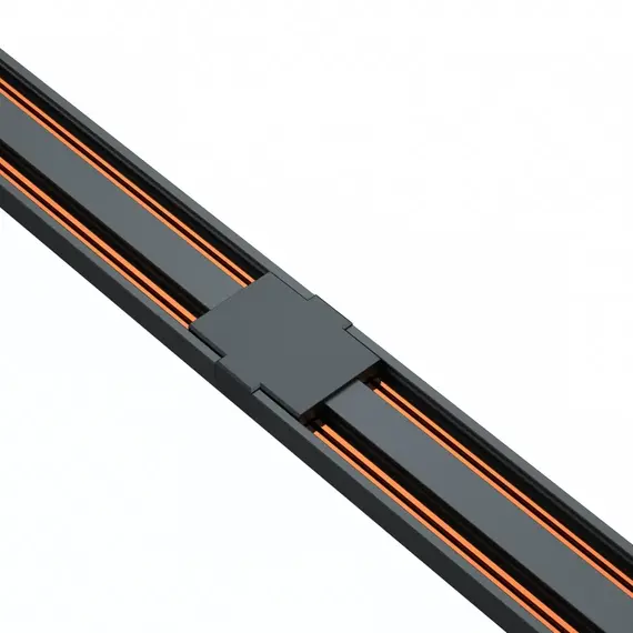 Коннектор питания прямой  для ультратонкого магнитного шинопровода iLEDEX TECHNICAL VISION POWER CONNECT 4825-BK, изображение 3