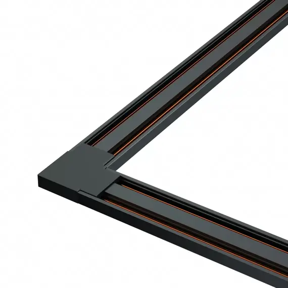 Коннектор питания угловой  для ультратонкого магнитного шинопровода iLEDEX TECHNICAL VISION POWER CONNECT 4825-L-TYPE - BK, изображение 2