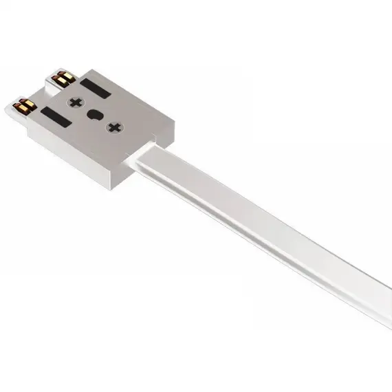 Ввод питания для ультратонкого накладного  магнитного шинопровода iLEDEX TECHNICAL VISION POWER INN 4825-L3000-WH, изображение 2