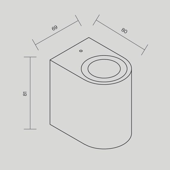 Настенный светильник (бра) Outdoor O044WL-01B, изображение 9